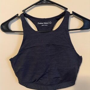 Outdoor Voices Charcoal Sports Bra